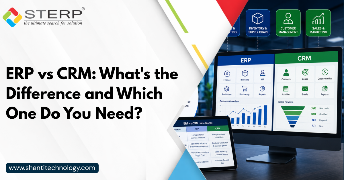 ERP vs CRM: What's the Difference and Which One Do You Need?